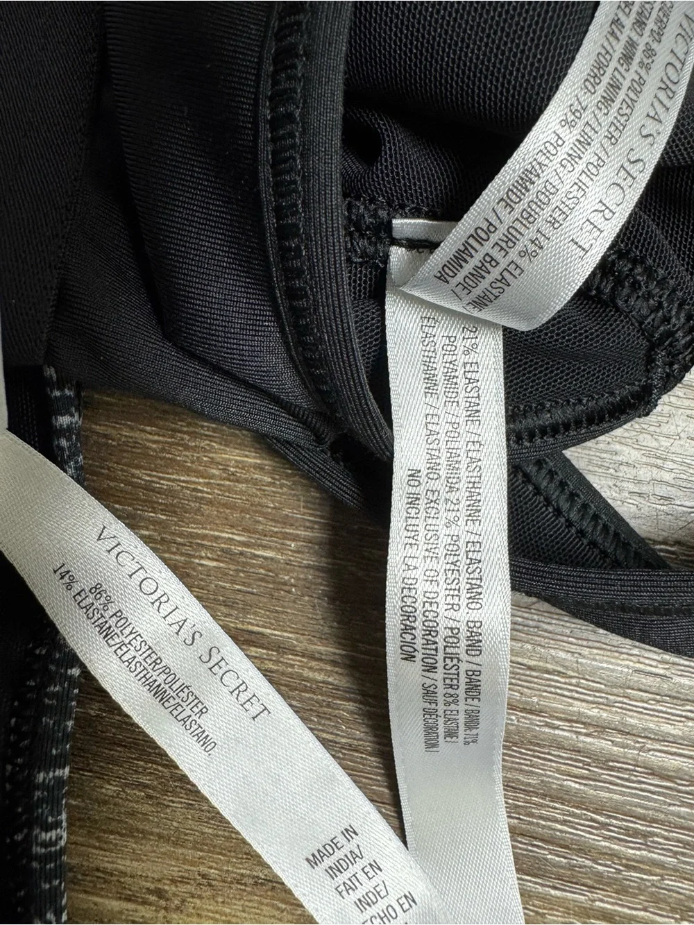 Victoria’s Secret Black And Gray Racerback Sports Bra‎ Bundle of 2